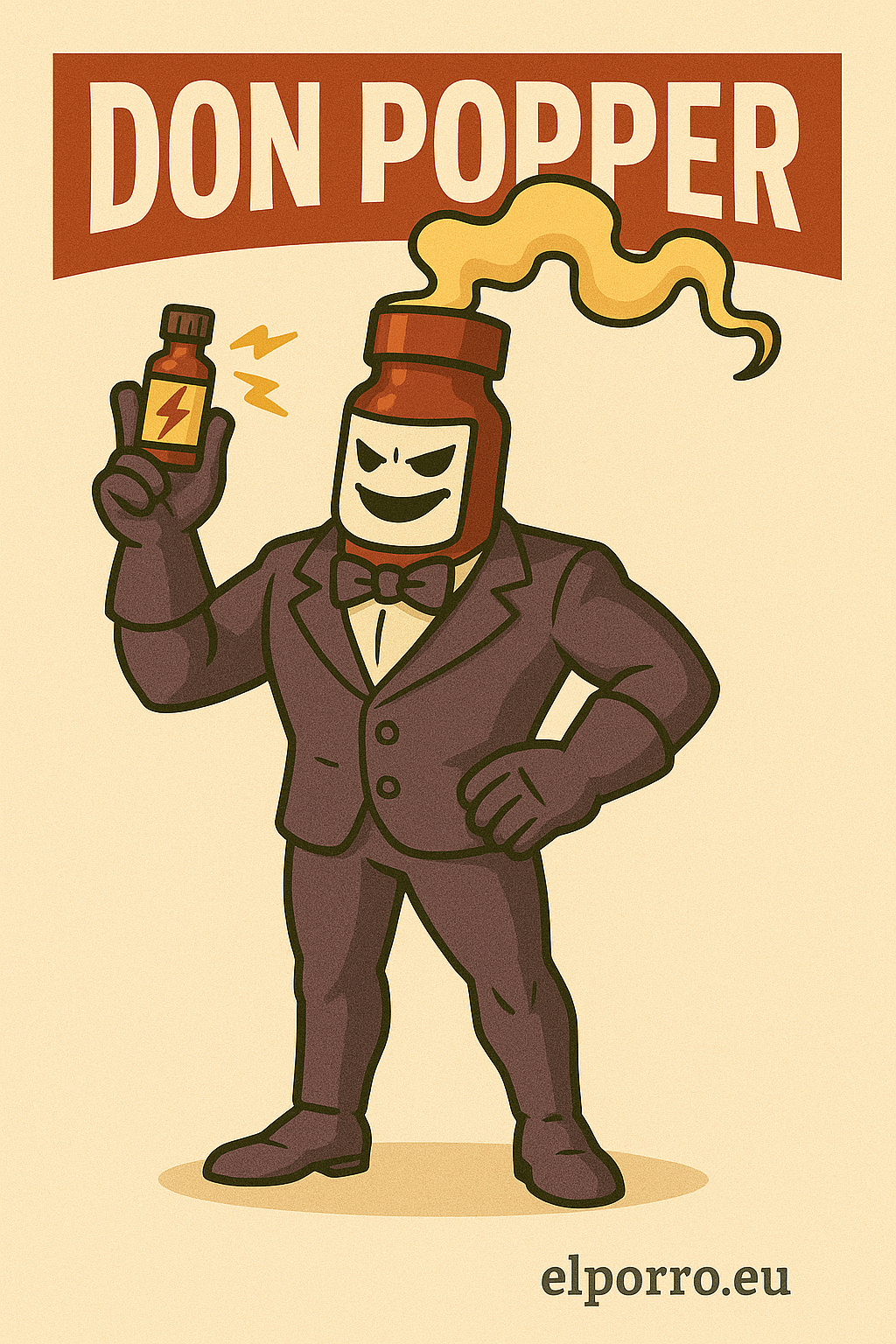 Don Popper, villano con pastillas y control mental